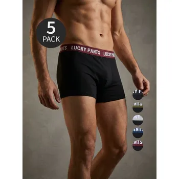 Sinsay - Bavlněné boxerky, 5 balení - černá - 209GW-99X - 209GW-99X-XXL