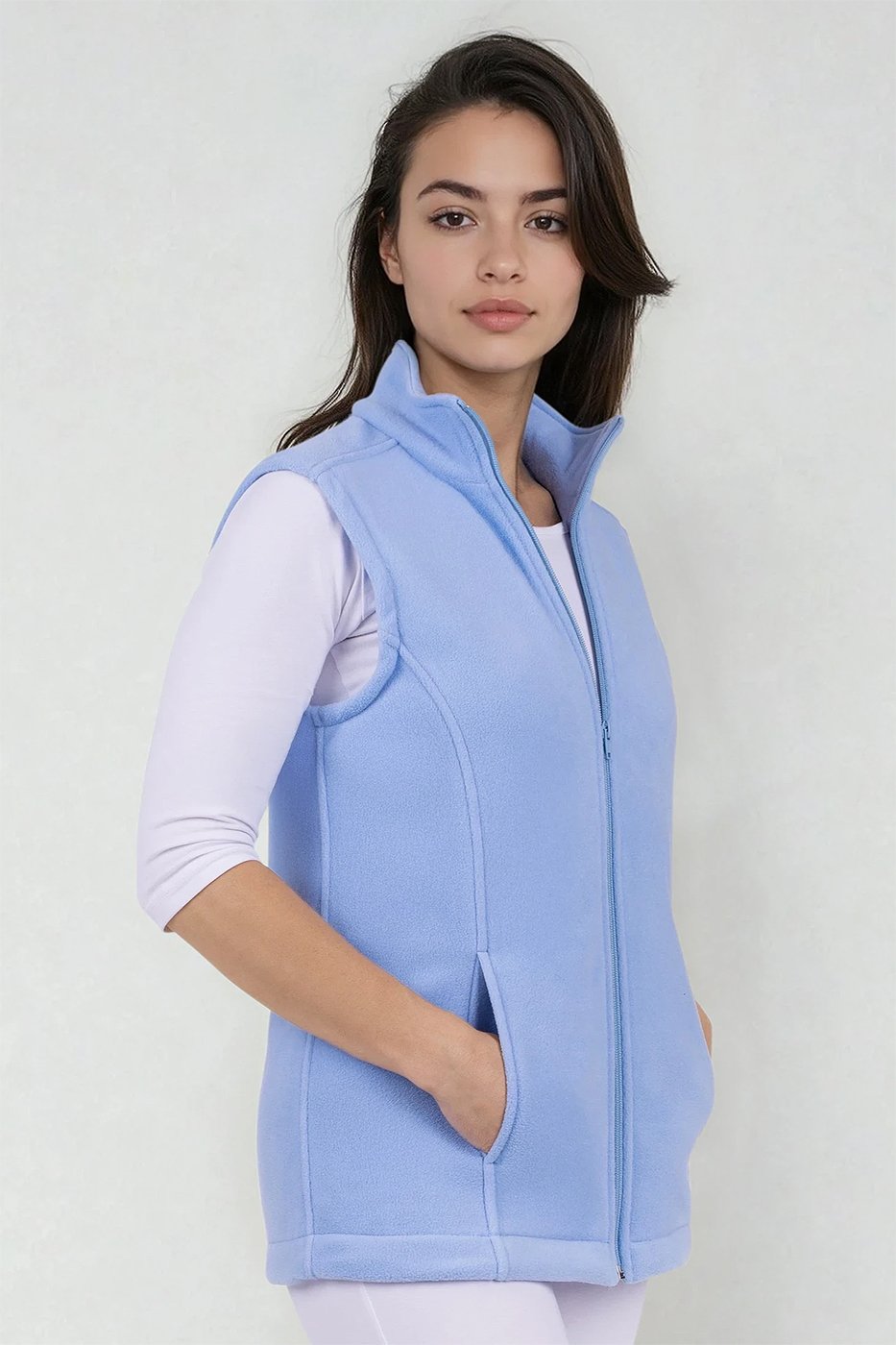 2P SERVIS Vesta fleecová Vendy Modrá L