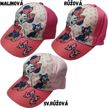 Čepice Disney Dívčí kšiltovka Minnie Mouse MIN-Cap-016