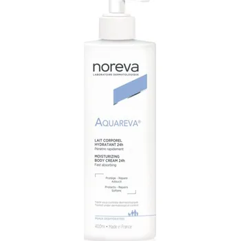 Tělový krém Noreva Aquareva Moisturizing Body Cream 24h vyživující hydratační tělové mléko 400 ml