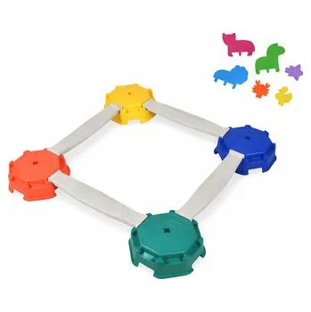 Dětské hřiště Balanční ZVÍŘÁTKOVÁ DRÁHA pro děti – sada 8 ks