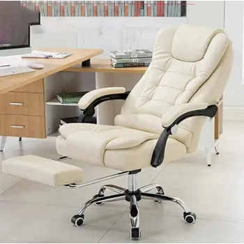 Deminas | Otočné kancelářské křeslo s opěrkou na nohy