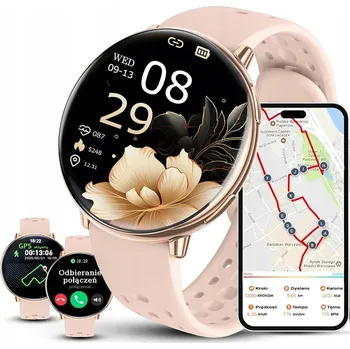 Hodinky Rubicon dámské hodinky Chytré Hodinky s GPS DF50 pink