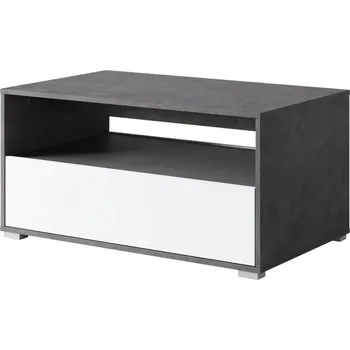 Konferenční stolek Konferenční Stolek Narobi - II, antracitová, bílá, 45 cm, 55 cm, 90 cm