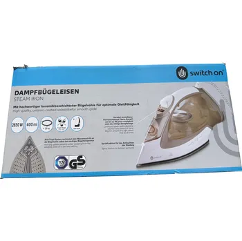 Praní a péče o prádlo Switch On Napařovací žehlička SODBB 2800 A1, béžová