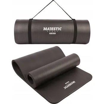 podložka na cvičení Podložka na cvičení Majestic Sport 183 cm x 61 cm černá