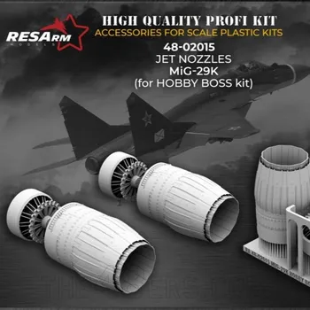 Plastikový model 1/48 MiG-29K Jet nozzles (HOBBYB)