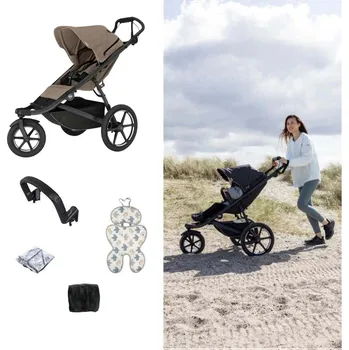 Kočárek THULE Urban Glide 3 Sportovní kočárek s příslušenstvím C - Tinted Taupe