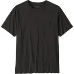 Pánské tričko Patagonia DAILY POCKET TEE - černá S
