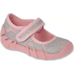 BEFADO 109P265 dívčí botičky stříbrné duha 24 109P265_24