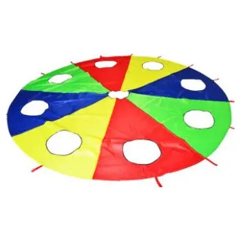 Dětské hřiště Hrací padák s otvory pro děti – motorická pomůcka 4 m