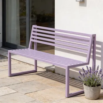Zahradní lavice Zahradní lavice Titus pastelová fialová