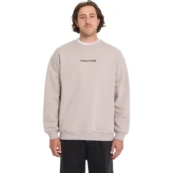 Pánská mikina Volcom pánská mikina Stone Crew Bark Brown | Hnědá | Velikost L