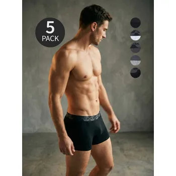 Pánské spodní prádlo Sinsay - Bavlněné boxerky, 5 balení - vícebarevná - 211GW-MLC - 211GW-MLC-XS