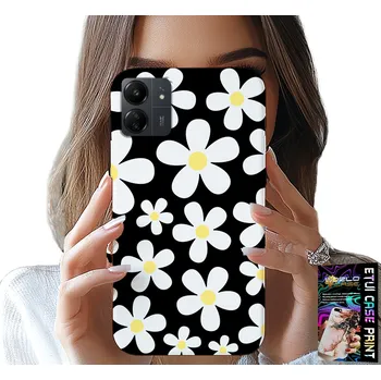 Pouzdro na mobilní telefon POUZDRO PRO XIAOMI REDMI 13C 4G - SEDMIKRÁSKA, SEDMIKRÁSKY, KVĚTINY, ZADNÍ KRYT