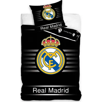 Povlečení Fotbalové Povlečení REAL MADRID Black Royal
