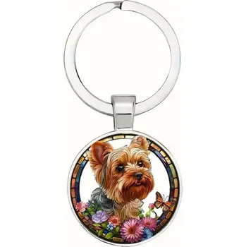 Přívěsek na klíče s jorkšírem