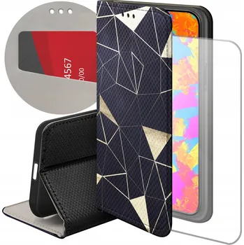 Pouzdro na mobilní telefon Flipové pouzdro Hello Case pro Motorola Moto G72 zlaté