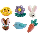 Decora Cukrová dekorace na dort 6 ks