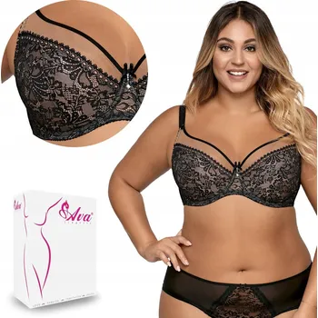 Dámské spodní prádlo Ava podprsenka nevyztužená černá velikost 70I