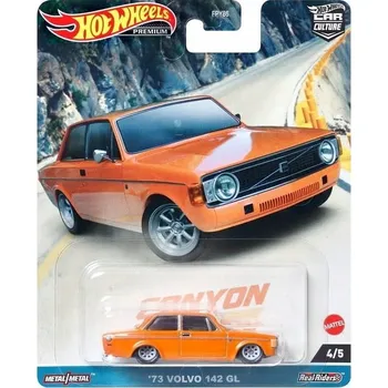 autíčko HOT WHEELS PREMIUM CULTURE CAR HKC53 '74 VOLVO 142