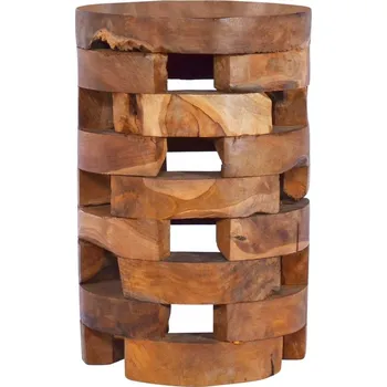 Noční stolek Noční stolek, 30 x 30 x 45 cm, masivní teakové dřevo