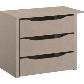 Šatní skříň Sada Zásuvek Příslušenství K Bensheim, šedá, 66 cm, 57 cm, 45 cm