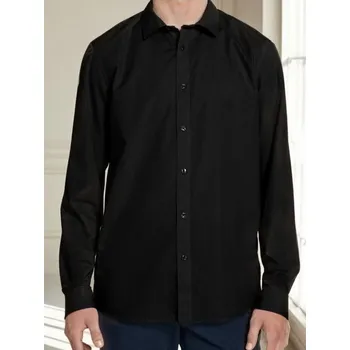 Pánská košile Sinsay - Košile slim fit - černá - 085EV-99X - 085EV-99X-L