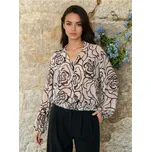 Sinsay - Rozepínací halenka se vzorem - vícebarevná - 084HC-MLC - 084HC-MLC-L