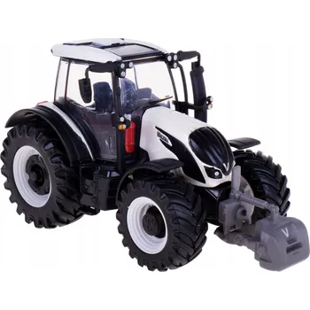 autíčko TRAKTOR VALTRA N174 KOVOVÝ MODEL BBURAGO BÍLÝ