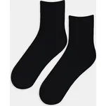 NOVITI DÁMSKÉ SUPER MĚKKÉ PONOŽKY SB0076 PLAIN Barva: černá, Velikost: 36-41