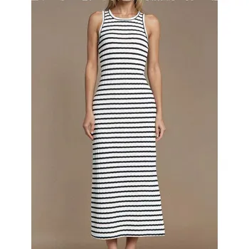 Dámské šaty Sinsay - Pruhované maxi šaty - vícebarevná - 841AL-MLC - 841AL-MLC-XXS