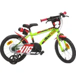 ACRA Dětské kolo Dino Bikes 416US 2022 neon 16" balanční kolečka