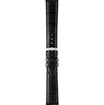 Řemínek na hodinky Samba - Kožený řemínek na hodinky 18 mm černý