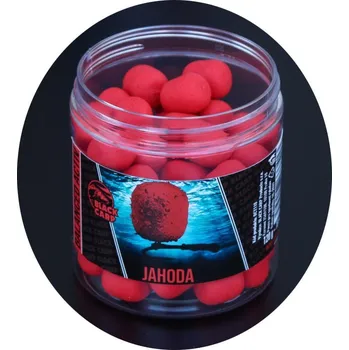 Nástraha Boilies Black Carp Balanced Activ 18mm 120gr Jahoda