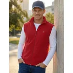 Pánská fleecová vesta ALTISPORT ALM002518 VÍNOVÁ S