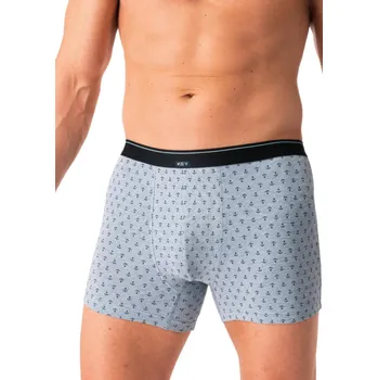 Boxerky Boxerky Key MXH 936 A26 M-2XL modrá XXL