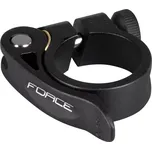 FORCE Hliníková objímka sedlovky Force C4.4 s rychloupínákem, černá průměr 34,9 mm