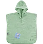 Kikko BIO bavlněné froté pončo XKKO Organic Mint Stars