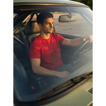 Sinsay - Bavlněné tričko s krátkým rukávem - červená - 255HL-33X - 255HL-33X-2XL