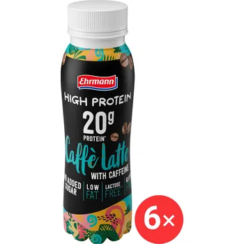 Iontový nápoj Ehrmann High Protein Drink 6 x 250ml, caffé latte