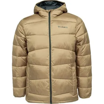 Pánská zimní bunda Columbia FIVEMILE BUTTE II HOODED JACKET XXL Hnědá, Bílá