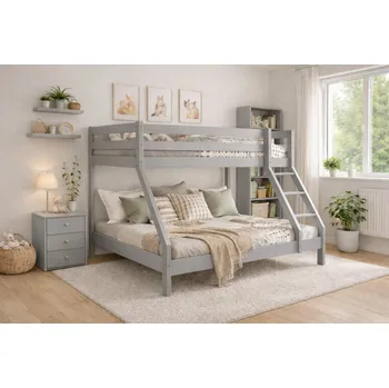 Postel Posteľ Mike šedá + matrace Optimal Comfort + rošty ZADARMO