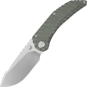 kapesní nůž KB Knives Snorri Silver Bead Blast M390 Blade Flame Ano Titanium KB388B