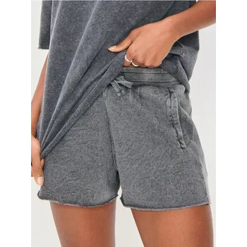 Dámské kraťasy Sinsay - Teplákové kraťasy se sepraným efektem - šedá - 4259Z-90X - 4259Z-90X-XXS