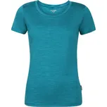 triko krátké dámské Progress ORIGINAL MERINO zelený melír