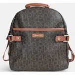 Hnědý Batoh Calvin Klein Monogram - Barva Hnědá, Materiál Imitace Kůže 56594 H5DCZ4DU
