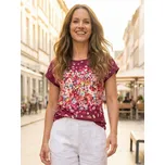 Dámské triko KIXMI UDIA VÍNOVÁ L