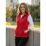 Dámská fleecová vesta ALTISPORT ALW002518 VÍNOVÁ XXXL