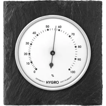 Meteostanice Vlhkoměr 8083B v břidlicovém pouzdru - šedo-stříbrný